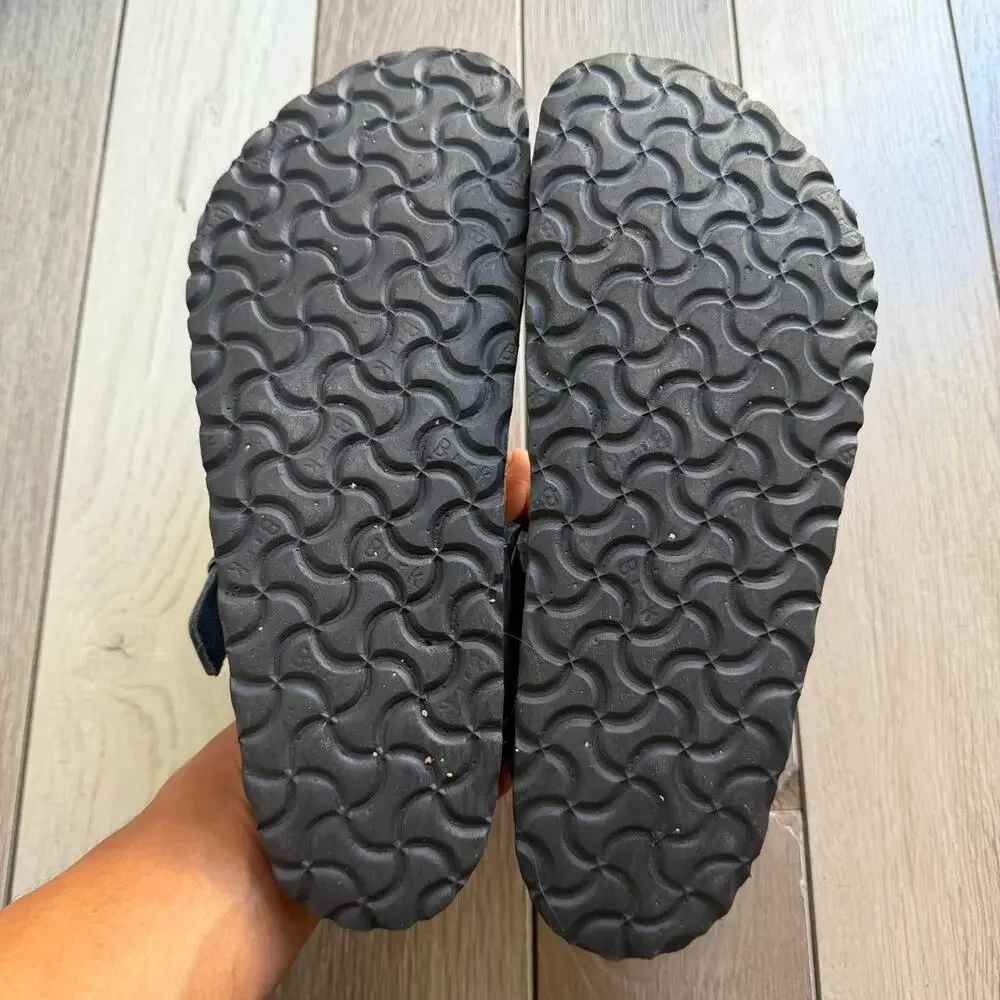 Birkenstock Gizeh Navy Blue Leather Sandals EU 40 US Women’s 9–9.5